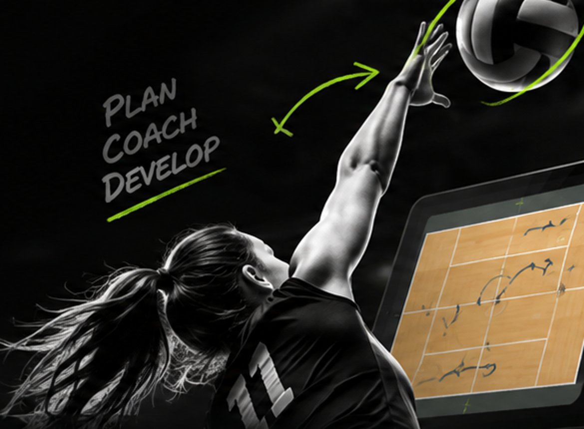 Modern volleyball coaching and practice planning graphic